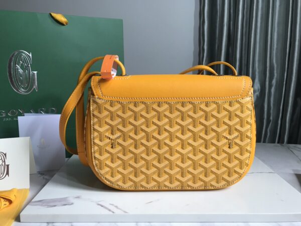 Goyard Brand New 233 lll Handbag - Mustard - Image 4