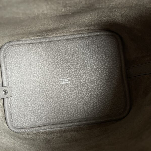 Hermes Picotin 18 Vegetable Basket Handbag - Tinware Gray - Image 2