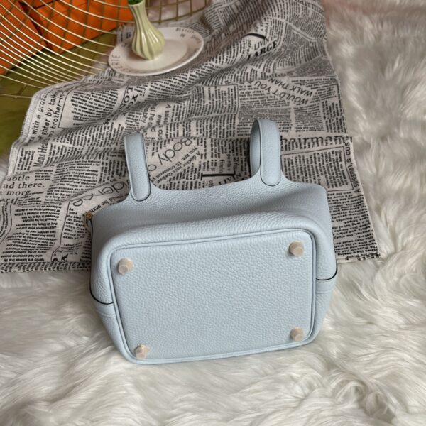 Hermes Picotin 18 Vegetable Basket Handbag - Holy Grail Blue - Image 3
