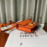 Hermes Kang Kangjia's Mini Handbag - Orange (Golden Buckle) - Image 4