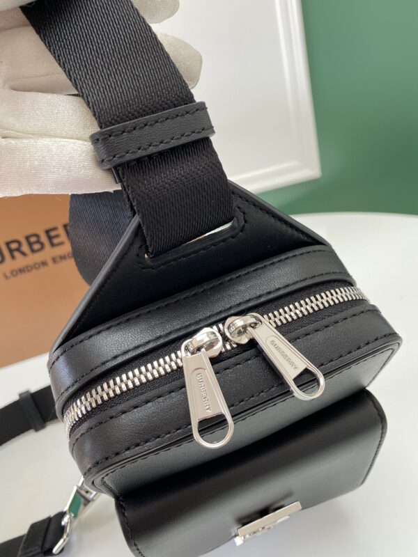 Burberry TB Lock Crossbody Bag - Black - Image 2