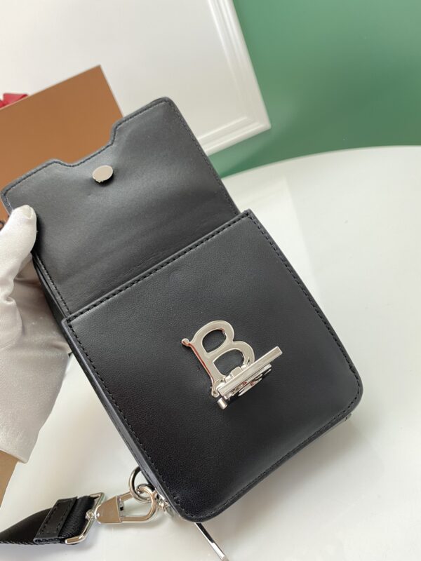 Burberry TB Lock Crossbody Bag - Black - Image 4