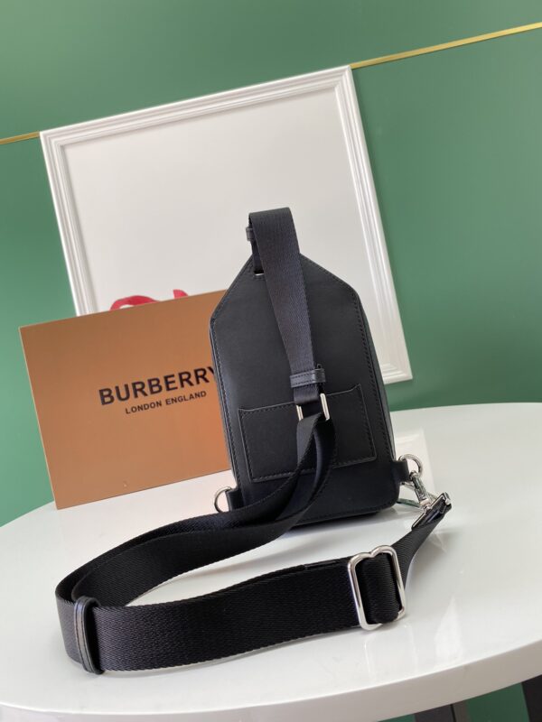 Burberry TB Lock Crossbody Bag - Black - Image 5