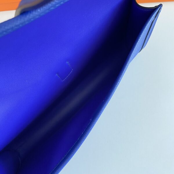 Hermes Jige Elan Sheepskin Lining Bag - Electric Blue - Image 2