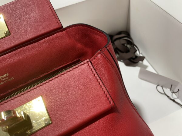 Hermes Mini2424 Handbag - Red - Image 2
