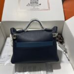 Hermes Mini2424 Handbag - Navy Blue - Image 5