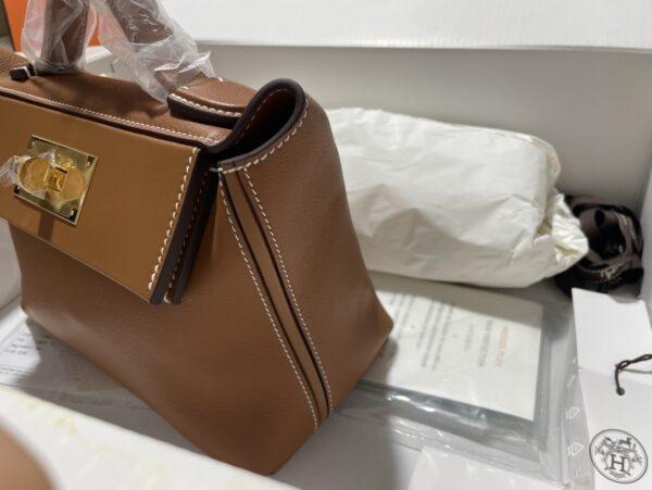 Hermes Mini2424 Handbag - Brown - Image 3