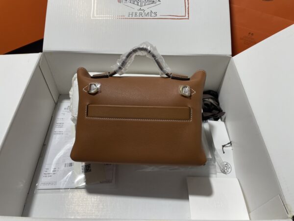 Hermes Mini2424 Handbag - Brown - Image 5