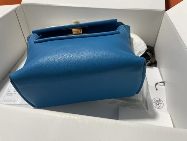 Hermes Mini2424 Handbag - Blue - Image 5
