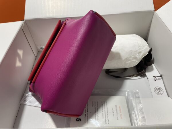 Hermes Mini2424 Handbag - Purple - Image 3