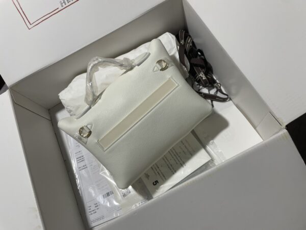 Hermes Mini2424 Handbag - White - Image 5