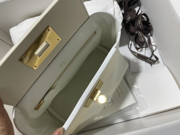 Hermes Mini2424 Handbag - White - Image 3