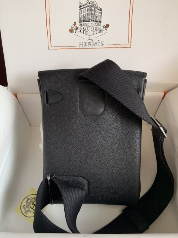 Hermes HAC A DOS Handbag - Black - Image 5