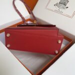 Hermes Kelly Pochette Handbag - Red - Image 2
