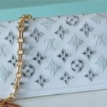 Louis Vuitton Classic Dauphine Handbag - White - Image 5
