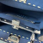Fendi Iconic Peekaboo Handbag - Dark Blue - Image 2