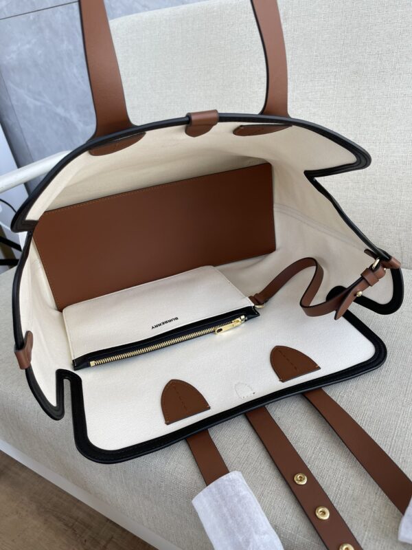 Burberry Tote Handbag Beige - Brown - Image 3