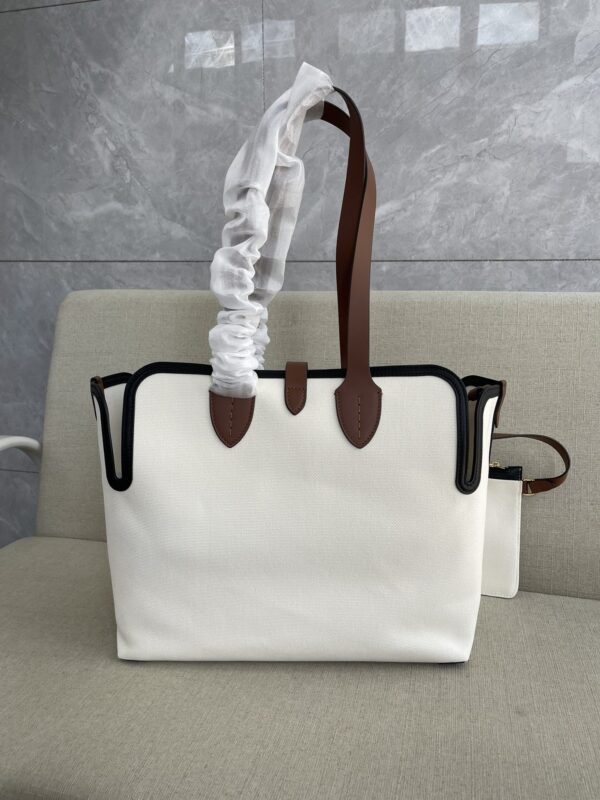 Burberry Tote Handbag Beige - Brown - Image 5