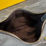 Fendi Praphy Underarm Small Bag - Silver - Image 4