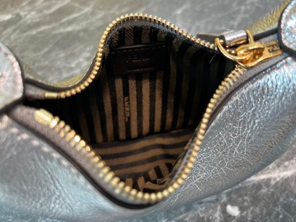 Fendi Praphy Underarm Mini Bag - Silver - Image 3