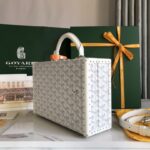 Goyard Grand Hôtel Suitcase Handbag - White - Image 5