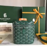 Goyard Muse Cosmetic Bag - Green - Image 5