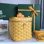 Goyard Muse Cosmetic Bag - Mustard - Image 5