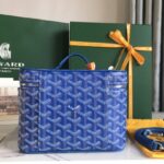 Goyard Muse Cosmetic Bag - Electric Blue - Image 3