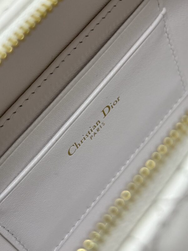 Dior Caro Box Chain Handbag - White - Image 2
