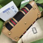 Gucci Bauletto Medium Top Handle Bag – Brown - Image 4