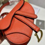 Dior Super Mini Saddle Bag - Orange - Image 2