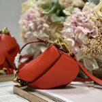 Dior Super Mini Saddle Bag - Orange - Image 5