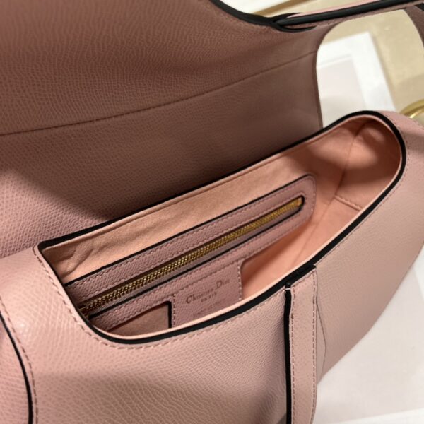 Dior Large Saddle Handbag - Vintage Pink - Image 2