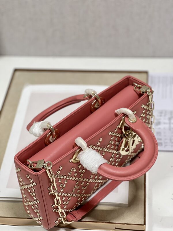 Dior Horizontal Diana Lady D−Joy Bag - Pink - Image 4