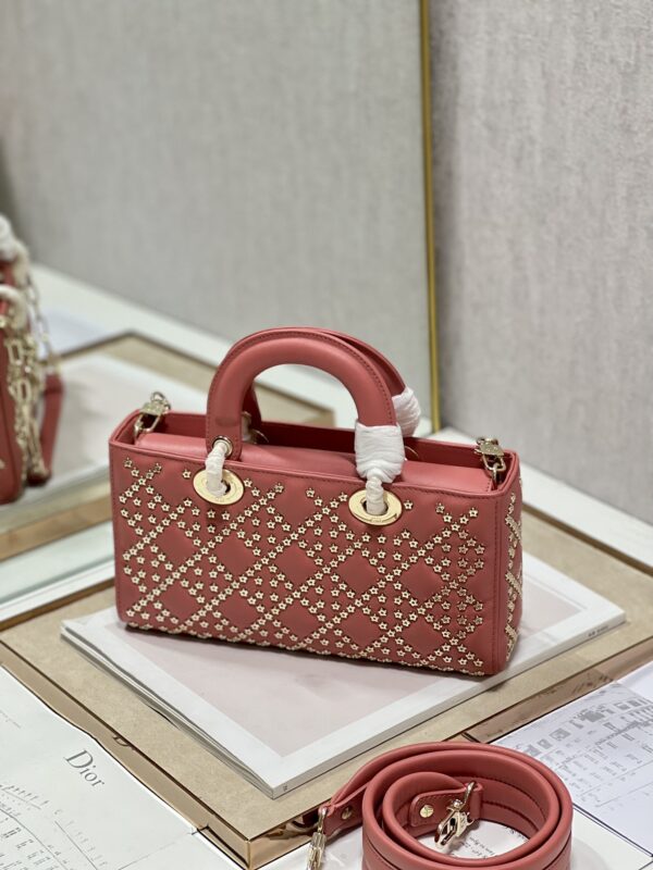 Dior Horizontal Diana Lady D−Joy Bag - Pink - Image 3