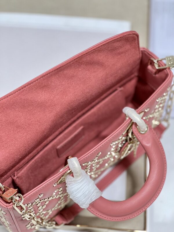 Dior Horizontal Diana Lady D−Joy Bag - Pink - Image 5
