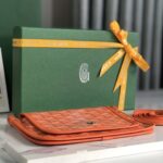 Goyard Plumet Three-Layer Bag - Orange - Image 4