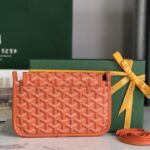 Goyard Plumet Three-Layer Bag - Orange - Image 5