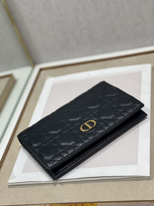 Dior Caro Wallet - Black - Image 5