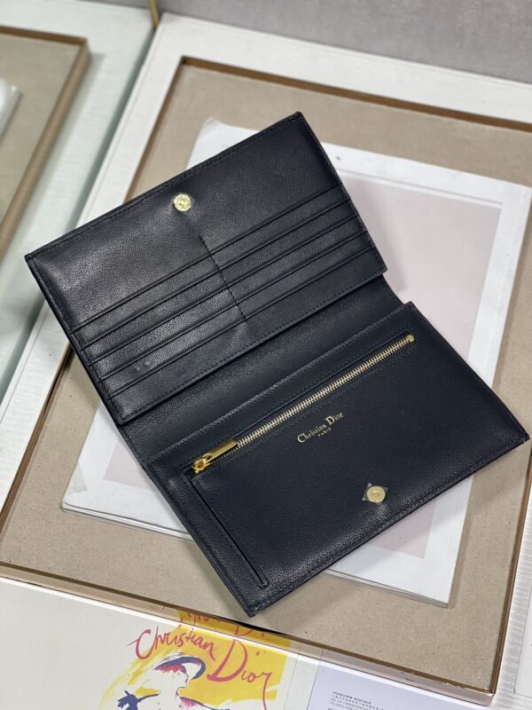 Dior Caro Wallet - Black - Image 4