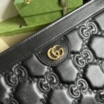 Gucci GG Matelasse Leather Shoulder Bag - Black - Image 3
