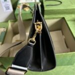 Gucci GG Matelasse Leather Shoulder Bag - Black - Image 4