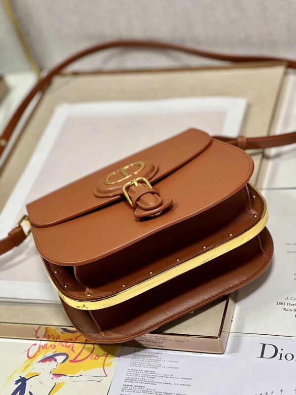 Dior Bobby Frame Bag - Deep Caramel - Image 3