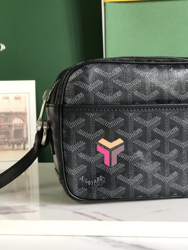 Goyard Cap-Vert Camera Bag - Black - Image 2