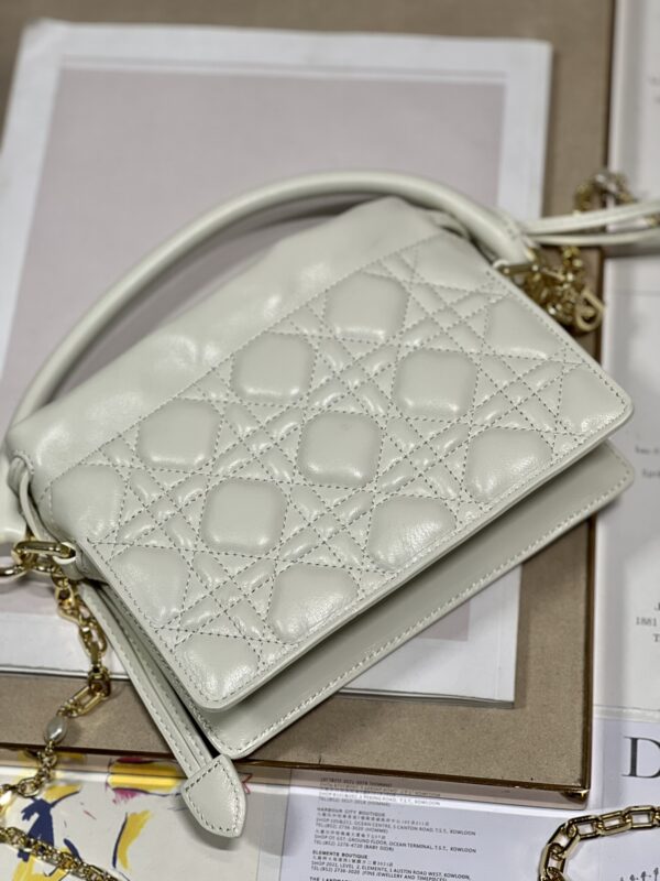 DIOR Lady Mini Bag - White - Image 5
