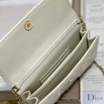 Dior Pearl Clutch - Patent Leather White - Image 2