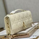 Dior Pearl Clutch - Patent Leather White - Image 5