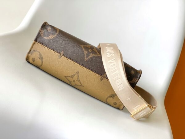 Louis Vuitton OnTheGo Small Hand Bag - Brown - Image 3