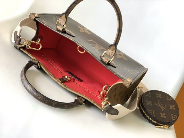 Louis Vuitton OnTheGo Small Hand Bag - Brown - Image 4