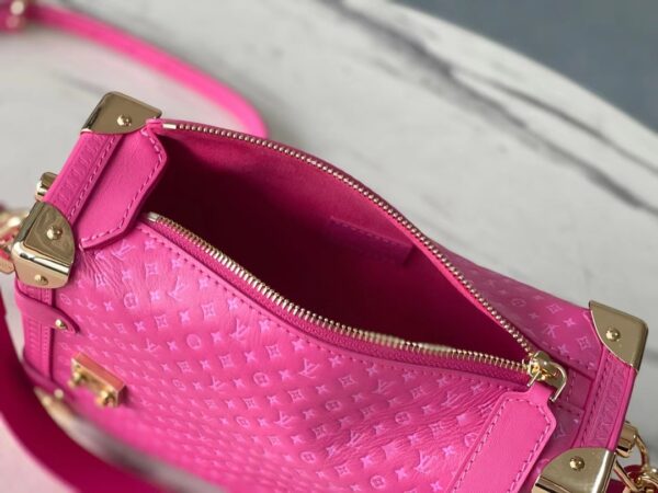 Louis Vuitton Soft Trunk Suitcase Handbag - Pink - Image 3